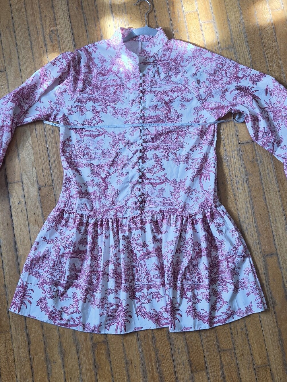 Pink Toile Dress - Picture 3 of 8